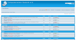 Desktop Screenshot of computerverein-rostock.de