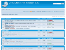 Tablet Screenshot of computerverein-rostock.de
